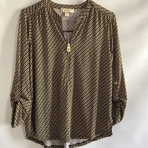 NWT. Michael Kors blouse size L